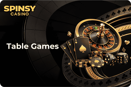Spinsy Casino Table Games